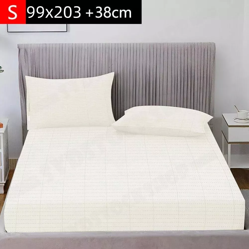 Bed Earthing Sheet Grounding Sheet Mat Queen King Bed Flat Fitted Sheet AU Plug